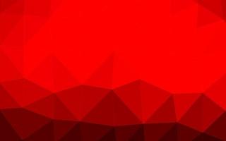 Light Red vector abstract mosaic pattern.