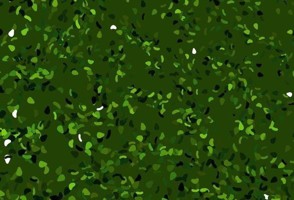 Light Green, Yellow vector backdrop with abstract shapes.