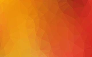 Light Red, Yellow vector abstract polygonal layout.