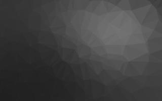 Dark Silver, Gray vector polygonal background.