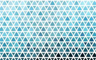 Light BLUE vector seamless background with triangles.