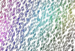 Light Multicolor, Rainbow vector template with repeated sticks.