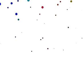 Light Multicolor, Rainbow vector backdrop with dots.