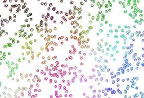 Light Multicolor, Rainbow vector texture with disks.