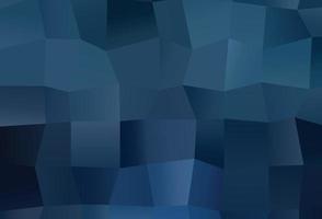 Dark BLUE vector shining triangular pattern.