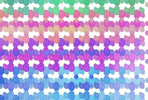 Light Multicolor, Rainbow vector pattern with lamp shapes.