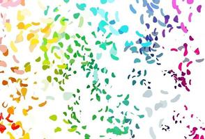 Light Multicolor, Rainbow vector backdrop with abstract shapes.