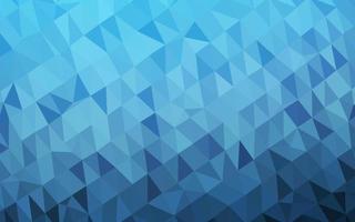 Light BLUE vector triangle mosaic texture.