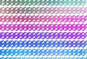 Light Multicolor, Rainbow vector background with bent lines.