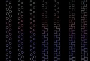 Dark Multicolor, Rainbow vector backdrop with lines, rectangles.