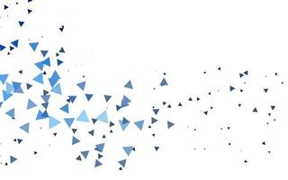 Light BLUE vector backdrop with lines, triangles.