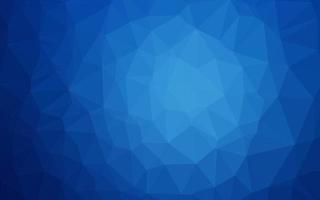 Light BLUE vector shining triangular background.