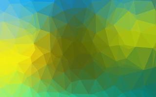 Dark Blue, Yellow vector polygonal background.