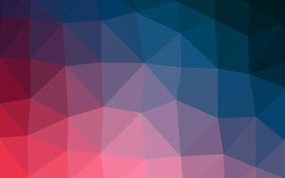 Light Blue, Red vector polygon abstract background.