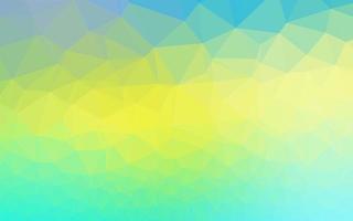 Light Blue, Yellow vector polygon abstract layout.