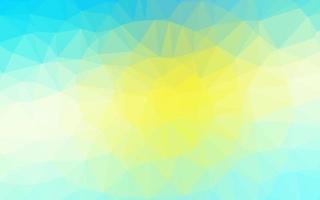 Light Blue, Yellow vector triangle mosaic cover.