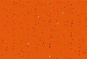 Light Orange vector background with triangles, circles, cubes.
