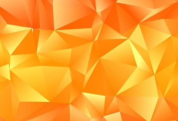 Light Orange vector low poly layout.