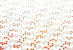 Light Orange vector texture with disks.