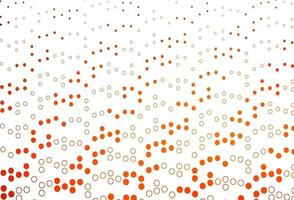 Light Orange vector texture with disks.