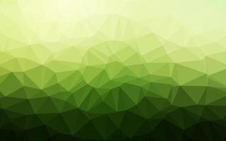 Dark Green vector polygon abstract backdrop.