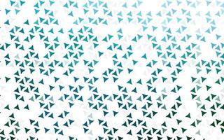 Light Blue, Green vector seamless background with triangles.