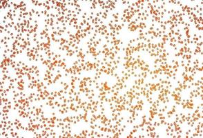 Light Orange vector pattern with spheres.