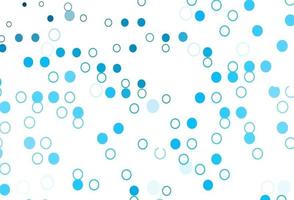 Light BLUE vector template with circles.