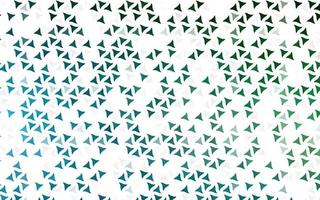 Light Blue, Green vector seamless backdrop with lines, triangles.