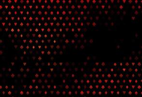 Dark Orange vector layout with elements of cards.