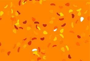 Light Orange vector texture with random forms.