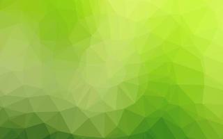 Light Green vector polygon abstract backdrop.