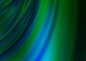 Dark Blue, Green vector background with abstract lines.