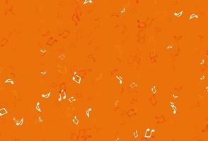 Light colorful vector texture with musical notes.