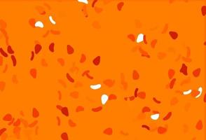 Light Orange vector texture with random forms.
