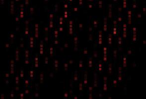 Dark Orange vector background with rectangles, circles.