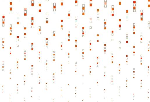 Light Orange vector backdrop with lines, rectangles.