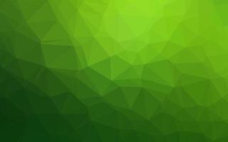 Light Green vector triangle mosaic texture.