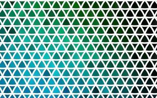 Light Blue, Green vector seamless background with triangles.