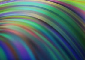 Dark Blue, Green vector pattern with curved circles.