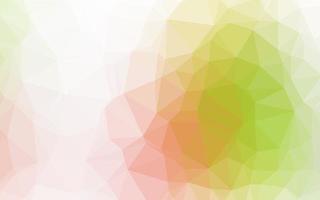 Light Green, Red vector abstract polygonal layout.