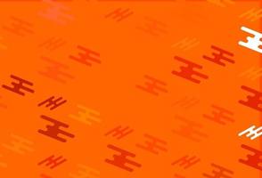 Light Orange vector backdrop with long lines.