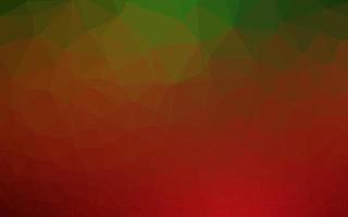 Light Green, Red vector blurry triangle texture.