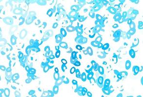 Light BLUE vector pattern with spheres.