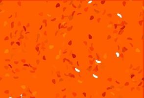 Light Orange vector backdrop with abstract shapes.