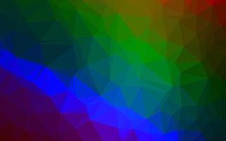 Dark Multicolor, Rainbow vector abstract mosaic background.