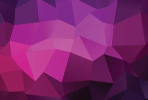 Dark Pink vector blurry triangle template.