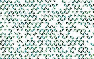 Light Blue, Green vector seamless template with crystals, triangles.