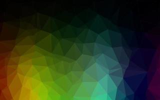 Dark Multicolor, Rainbow vector abstract mosaic backdrop.