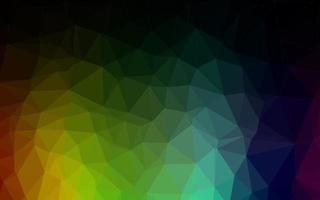 Dark Multicolor, Rainbow vector abstract mosaic backdrop.